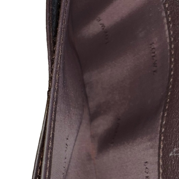 LOEWE Red Leather Bifold Wallet - Picture 8 of 11